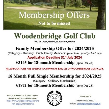 1 Membership Offer July 2024