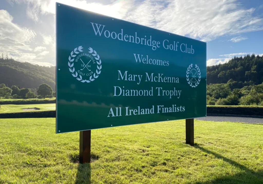 mary mckenna trophy sign